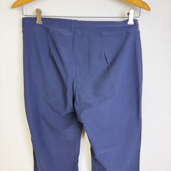 Eileen Fisher Pants Womens Small Blue Pull On Stretch Career Viscose Crop 26.5 - Picture 6 of 8